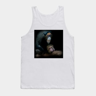 De Brazzas Monkey and baby. Tank Top